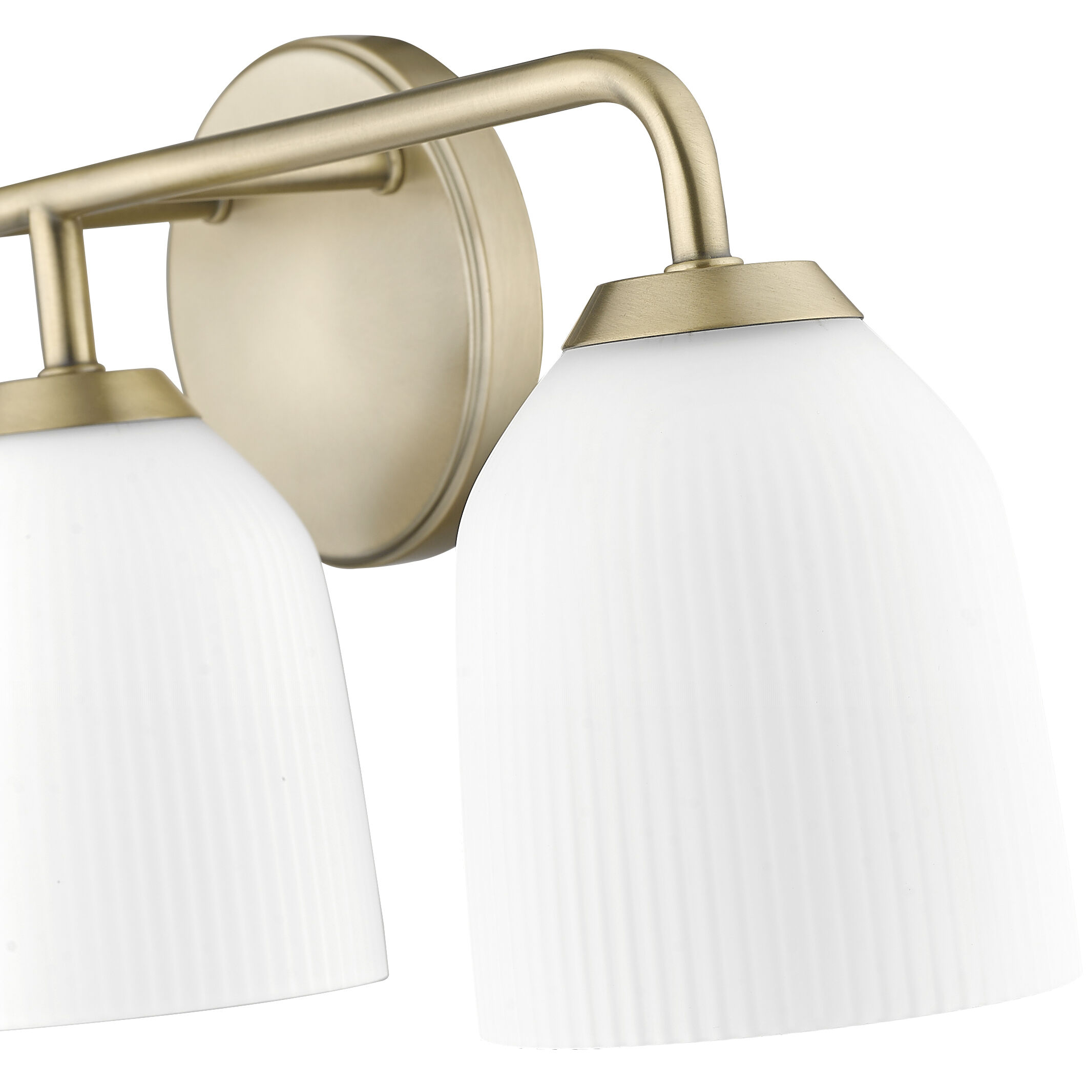 Norah 3 Light 23 inch Vintage Brass Bathroom Vanity Light Wall Light